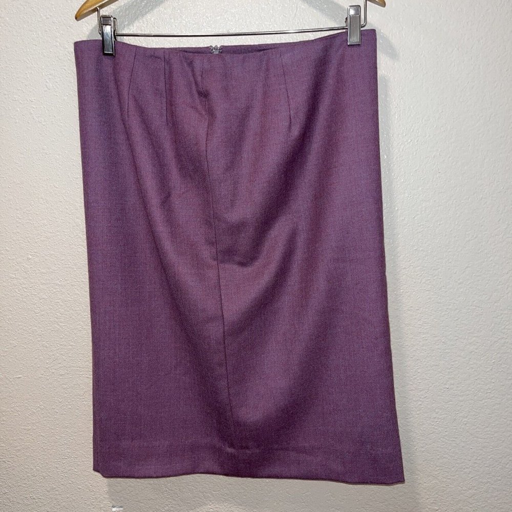 Pendleton Vintage 100% Pure Virgin Wool Pencil Midi Skirt Lined Size 12 Academic